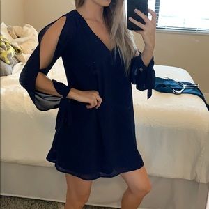 Navy blue lulus cocktail dress
